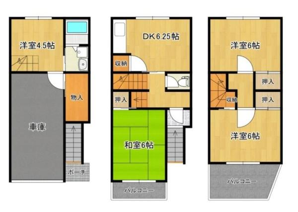 大東市諸福　中古戸建