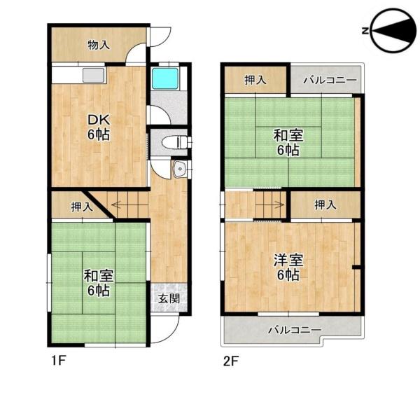 大東市北条　中古戸建