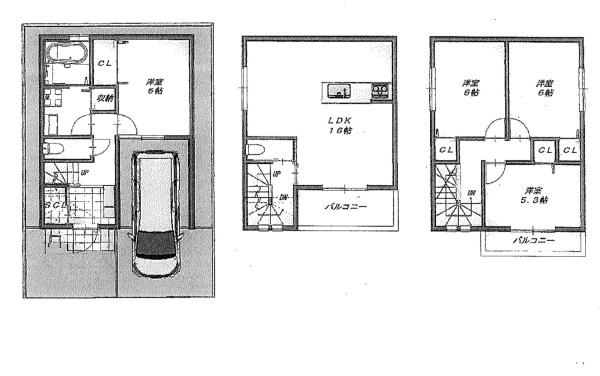 大東市灰塚　新築戸建　B号地