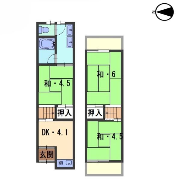 大東市北条　中古テラス