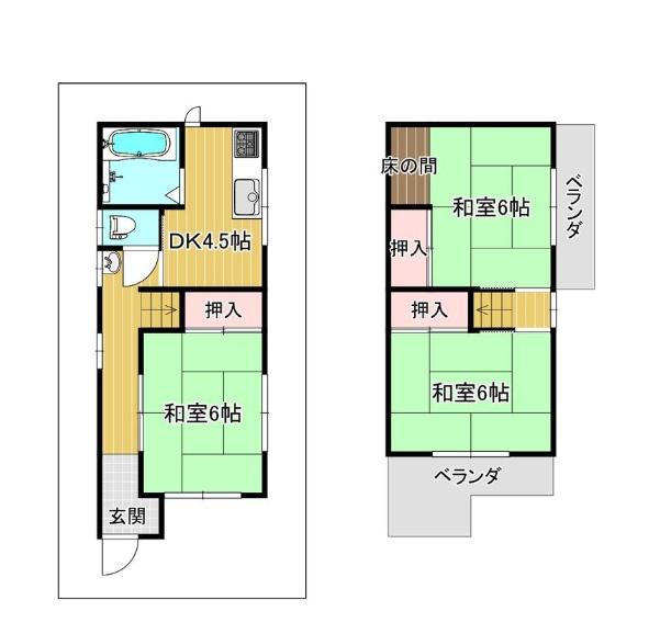 大東市北条　中古戸建