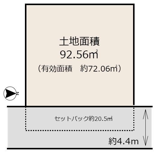 大東市中楠の里町の土地