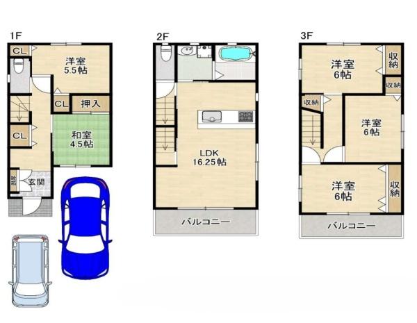 大阪市鶴見区諸口６丁目の中古一戸建