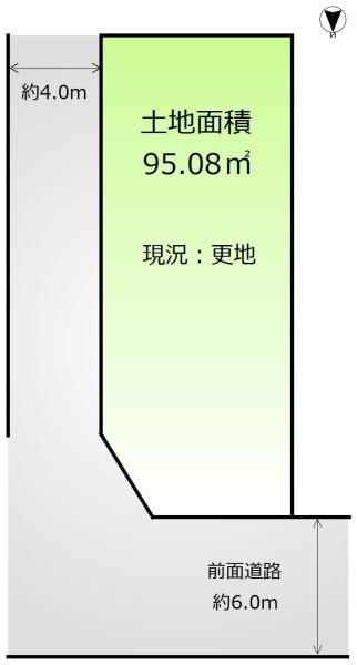 大阪市鶴見区今津北４丁目の土地