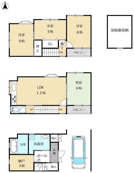 大阪市鶴見区諸口１丁目の中古一戸建て