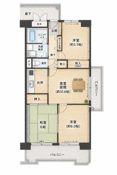 万葉ハイツ鶴見緑地