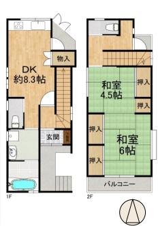 大阪市鶴見区茨田大宮４丁目の中古一戸建て