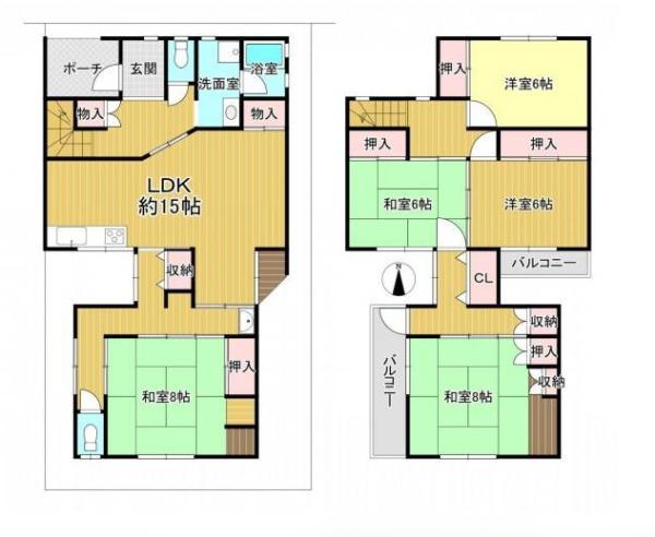 大阪市旭区高殿３丁目の中古一戸建て