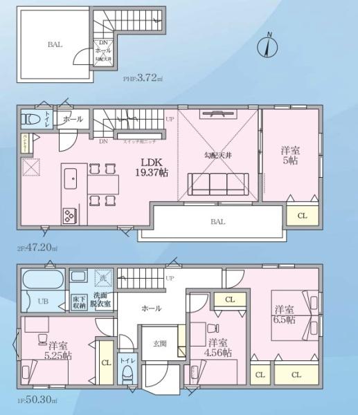 新築戸建　港北区富士塚２丁目　３号棟