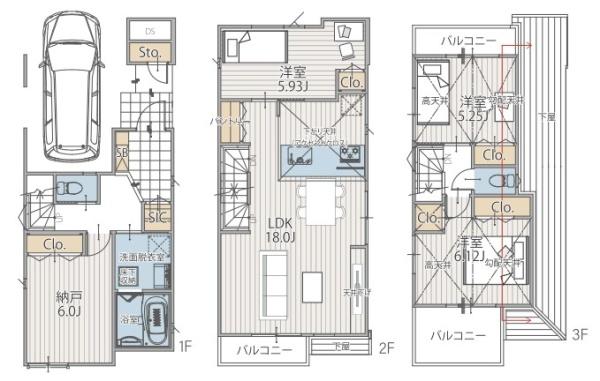 新築戸建　鶴見区東寺尾１丁目　３号棟