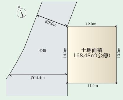 横浜市旭区南本宿町　建築条件無し売地