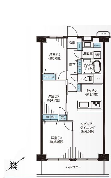 日商岩井鶴見マンション