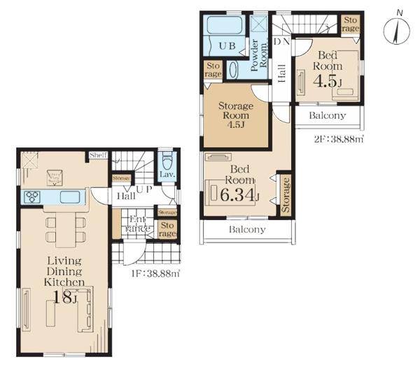 新築戸建　中屋敷1丁目　１号棟