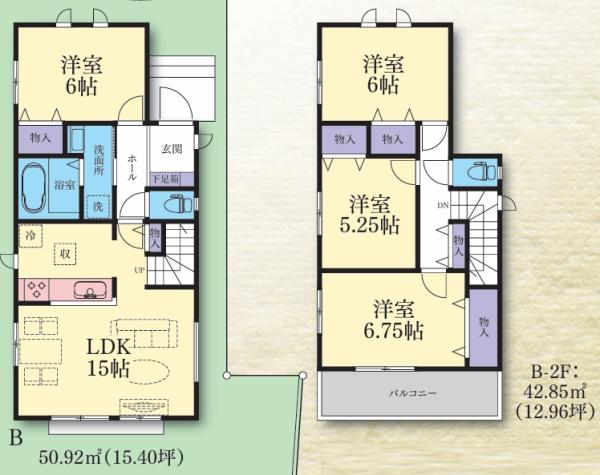 新築戸建　泉区下和泉4丁目　Ｂ号棟