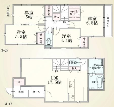 新築戸建　中区本牧町１丁目　３号棟