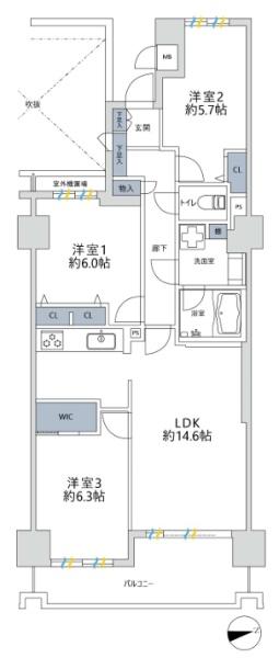 コスモ東戸塚グランパルクA棟
