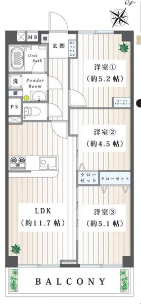 三ツ沢ハイタウン１号棟