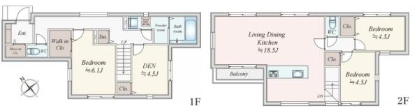 新築戸建　西区浅間町２丁目　１号棟