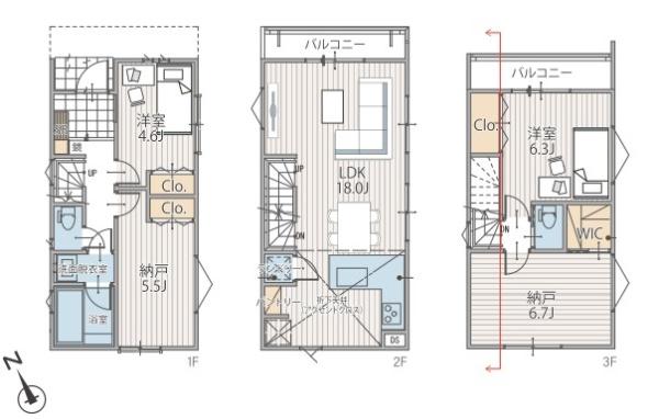 新築戸建　鶴見区岸谷２丁目Ⅱ　１６号棟
