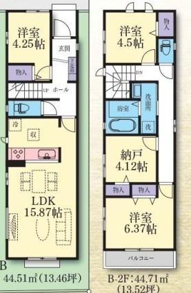 新築戸建　磯子区滝頭２丁目　B号棟
