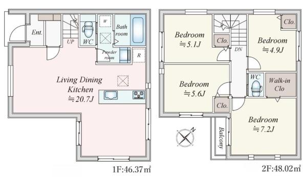 新築戸建　南区大岡３丁目　２号棟