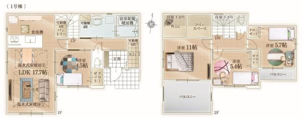 新築戸建　瀬谷区東野１期　１号棟