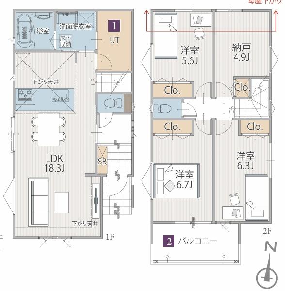 新築戸建　保土ケ谷区初音ケ丘Ⅲ　４号棟