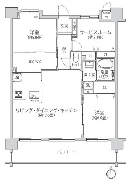 クレストフォルム横浜鴨居弐番館