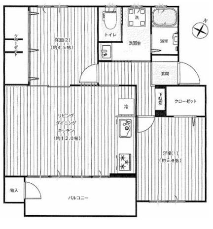 左近山団地 2街区19号棟