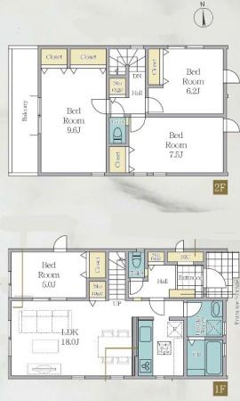 新築戸建　栄区桂台西１期　１号棟