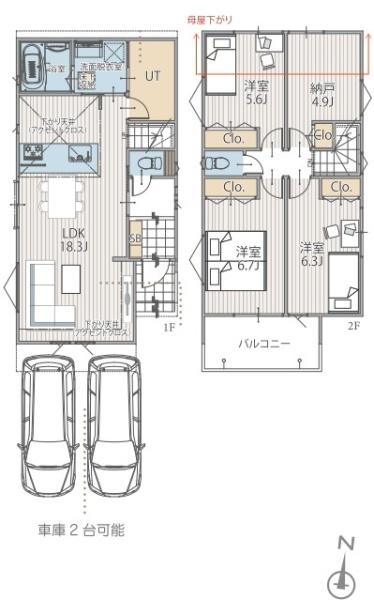 新築戸建 保土ケ谷区初音ケ丘Ⅲ 6号棟