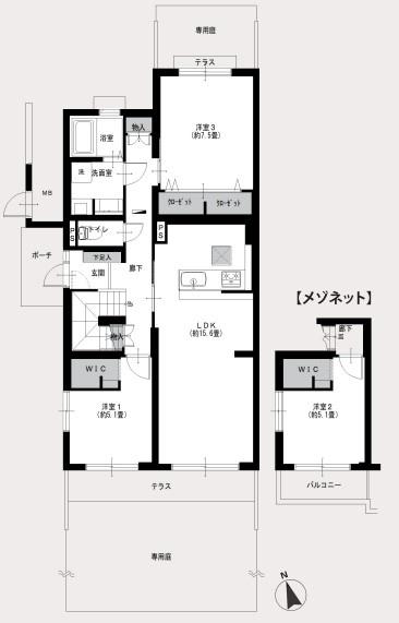 あざみ野団地３－２－８号棟