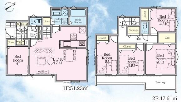 新築戸建　緑区長津田町　１号棟