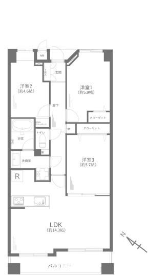 東急ドエル横浜ヒルサイドガーデン弐番館