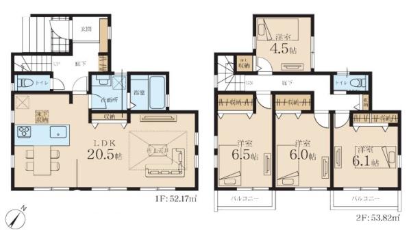 新築戸建　戸塚区汲沢６丁目　第２