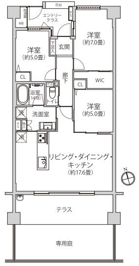 ウォルトンズコート長津田Ｂ棟