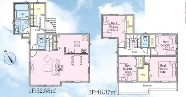 新築戸建　金沢区釜利谷東７丁目　１号棟