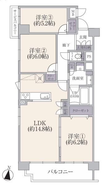 コスモ武蔵新城グレイスコート