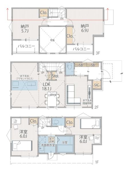 新築戸建　南区大岡１丁目Ⅸ　１号棟