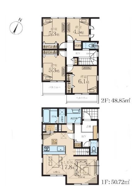 新築戸建　磯子区洋光台４丁目　２号棟