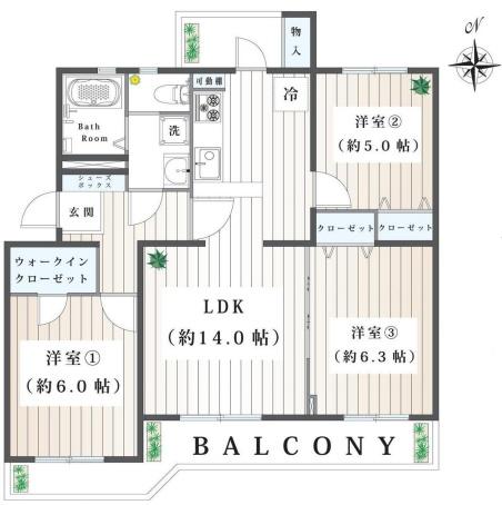 グリーンハイムいずみ野３４号棟