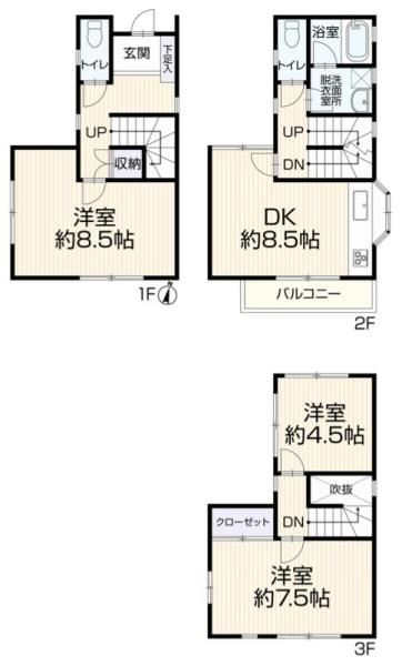 横浜市南区別所６丁目の中古一戸建て