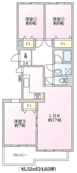 東寺尾ヒルズ８４Ｅ棟