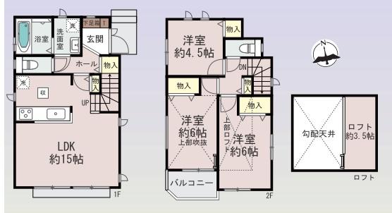 横浜市戸塚区汲沢7丁目　新築戸建　1号棟