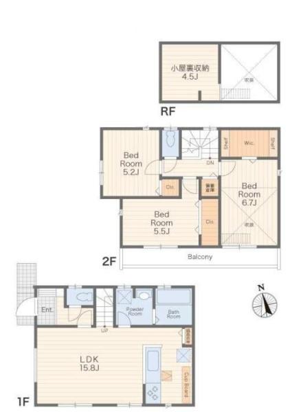 横浜市瀬谷区宮沢2丁目2期全2棟　1号棟