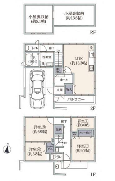 横浜市港北区師岡町　再生戸建