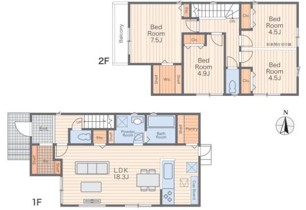 新築戸建　旭区南希望が丘3期　全2棟　2号棟