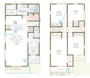 横浜市旭区白根6丁目　新築分譲住宅　1号棟