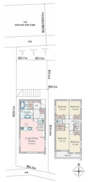 新築戸建　港北区篠原台町　2号棟