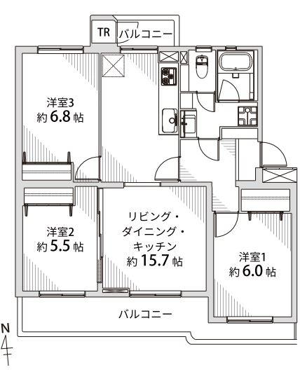 グリーンハイムいずみ野１７号棟